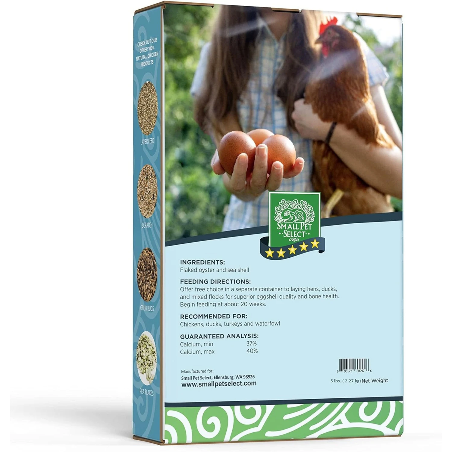 Small Pet Select Oyster Shell Calcium Poultry Supplement 2 Small Pet Select Oyster Shell Calcium Poultry Supplement - Image 2