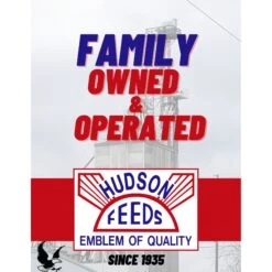 Hudson Feeds Poultry Feeds 16% Protein Cage Layer Complete Crumbles Poultry Feed, 50-lb Bag -Meadow Farm 227908 PT5. AC SS1800 V1698239707