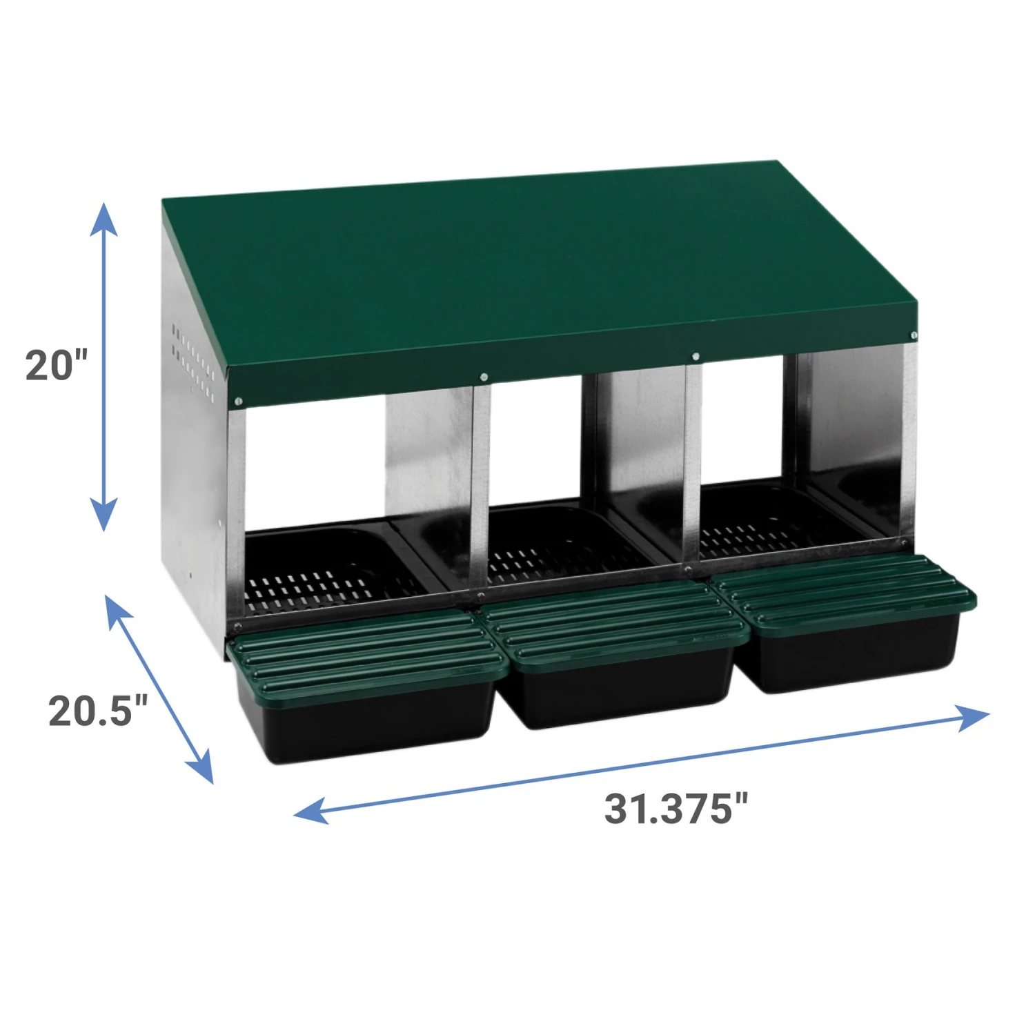 Homestead Essentials 3 Compartment Poultry Nesting Box 2 Homestead Essentials 3 Compartment Poultry Nesting Box - Image 2