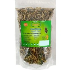 Amzey Appetizing Natural Dried Crickets & Mealworms