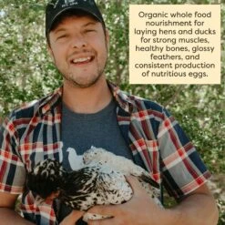 Scratch And Peck Feeds Naturally Free Organic Layer 18% Protein Grain Poultry Feed -Meadow Farm 239982 PT5. AC SS1800 V1665779970