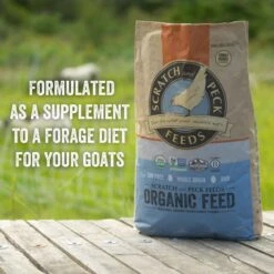 Scratch And Peck Feeds Organic Goat Feed, 40-lb Bag -Meadow Farm 239984 PT7. AC SS1800 V1665669566