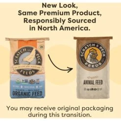 Scratch And Peck Feeds Organic Whole Barley Poultry Treats, 40-lb Bag -Meadow Farm 239992 PT3. AC SS1800 V1665781413