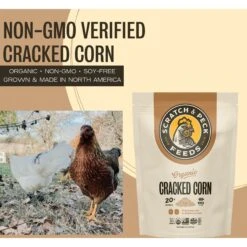 Scratch And Peck Feeds Cluckin' Good Organic Cracked Corn Poultry Treats 11 Scratch And Peck Feeds Cluckin' Good Organic Cracked Corn Poultry Treats -Meadow Farm 239994 PT2. AC SS1800 V1682017635