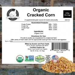 Scratch And Peck Feeds Cluckin' Good Organic Cracked Corn Poultry Treats 16 Scratch And Peck Feeds Cluckin' Good Organic Cracked Corn Poultry Treats -Meadow Farm 239994 PT7. AC SS1800 V1681146193