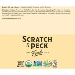 Scratch And Peck Feeds Cluckin' Good Chick Grit Chicken Supplement, 7-lb Bag -Meadow Farm 240002 PT6. AC SS1800 V1681146243