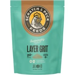 Scratch And Peck Feeds Cluckin' Good Layer Grit Chicken Supplement, 7-lb Bag