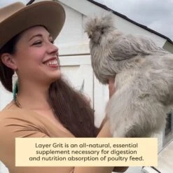 Scratch And Peck Feeds Cluckin' Good Layer Grit Chicken Supplement, 7-lb Bag -Meadow Farm 240004 PT5. AC SS1800 V1681145663