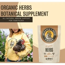 Scratch And Peck Feeds Cluckin' Good Organic Herbs Chicken Supplement, 10-oz Bag 11 Scratch And Peck Feeds Cluckin' Good Organic Herbs Chicken Supplement, 10-oz Bag -Meadow Farm 240008 PT2. AC SS1800 V1682711623