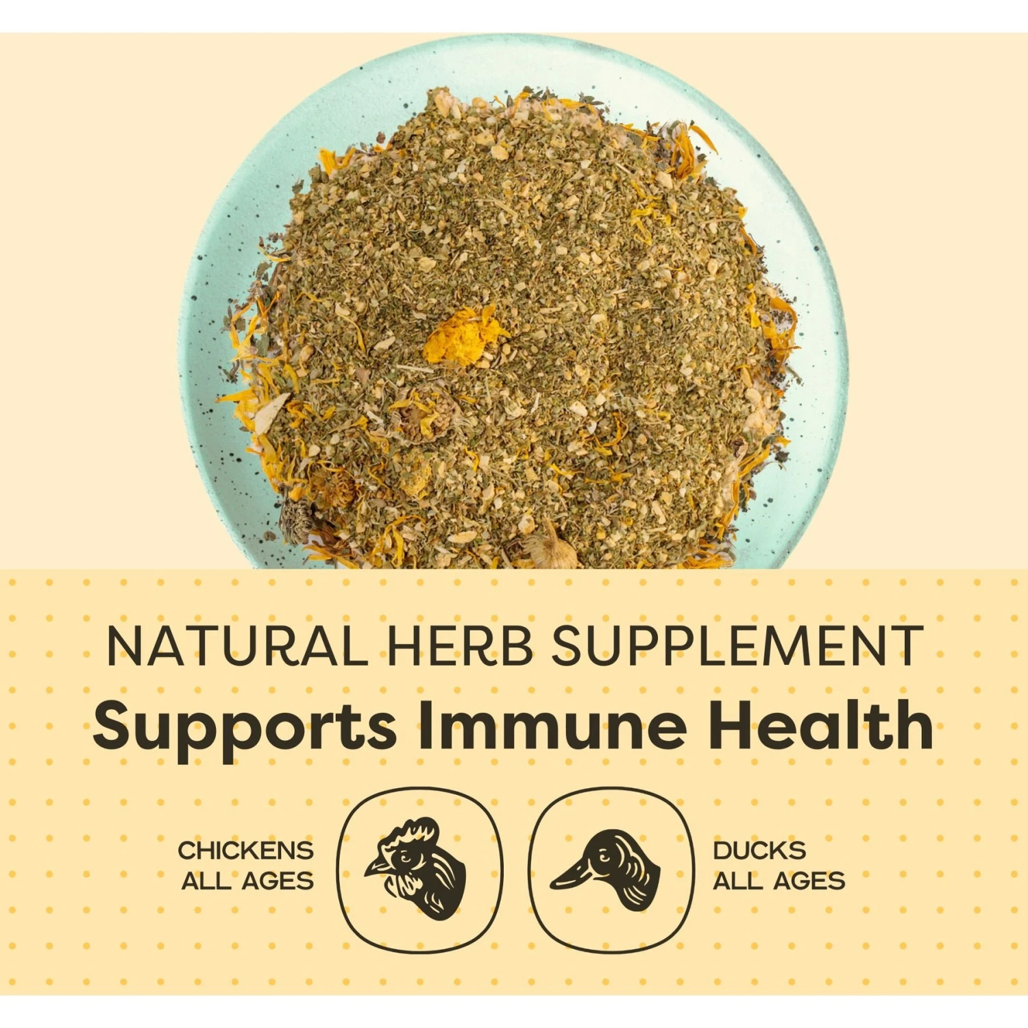 Scratch And Peck Feeds Cluckin' Good Organic Herbs Chicken Supplement, 10-oz Bag 5 Scratch And Peck Feeds Cluckin' Good Organic Herbs Chicken Supplement, 10-oz Bag - Image 5