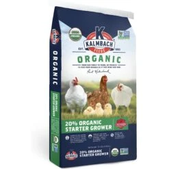 Kalmbach Feeds Organic 20% Protein Starter Grower Crumbles Poultry Feed