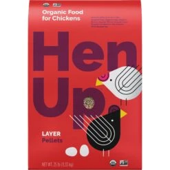 Hen Up Layer Pellets Organic Chicken Food, 25-lb Bag