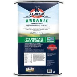 Kalmbach Feeds Organic 17% Layer Crumbles Chicken Feed, 35-lb Bag -Meadow Farm 248580 PT2. AC SS1800 V1675176313