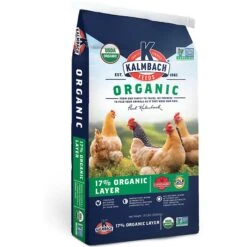 Kalmbach Feeds Organic 17% Layer Pellets Chicken Feed, 35-lb Bag