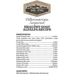 Dr. Pol Healthy Goat Alfalfa Recipe Goat Feed -Meadow Farm 252431 PT5. AC SS1800 V1600209121