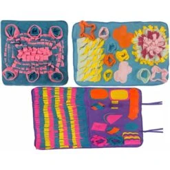 Piggy Poo And Crew Pig Rooting Snuffle Mat Combo Pack, 3 Count