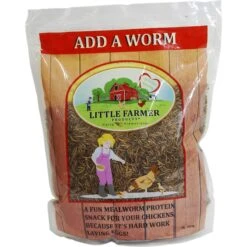 Little Farmer Products Add A Worm Chicken Treats, 1-lb Bag
