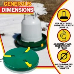 My Favorite Chicken Poultry Drinker Heater Plate -Meadow Farm 272759 PT6. AC SS1800 V1694031650
