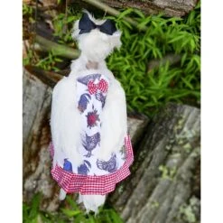 Hen Couture Chickens & Roses Hen Saddle -Meadow Farm 272788 PT5. AC SS1800 V1618960342