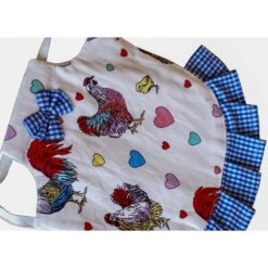 Hen Couture Chickens & Hearts Hen Saddle -Meadow Farm 272790 PT3. AC SS1800 V1618961517