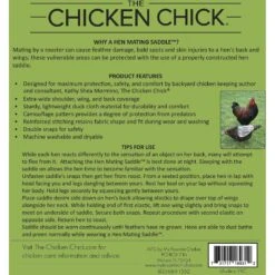 The Chicken Chick Hen Mating Saddle 8 The Chicken Chick Hen Mating Saddle -Meadow Farm 272796 PT4. AC SS1800 V1618962126