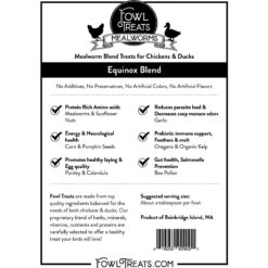 Fowl Treats Mealworm Blend Equinox Blend Chicken & Duck Treats, 2-lb Bag -Meadow Farm 281958 PT3. AC SS1800 V1616541721
