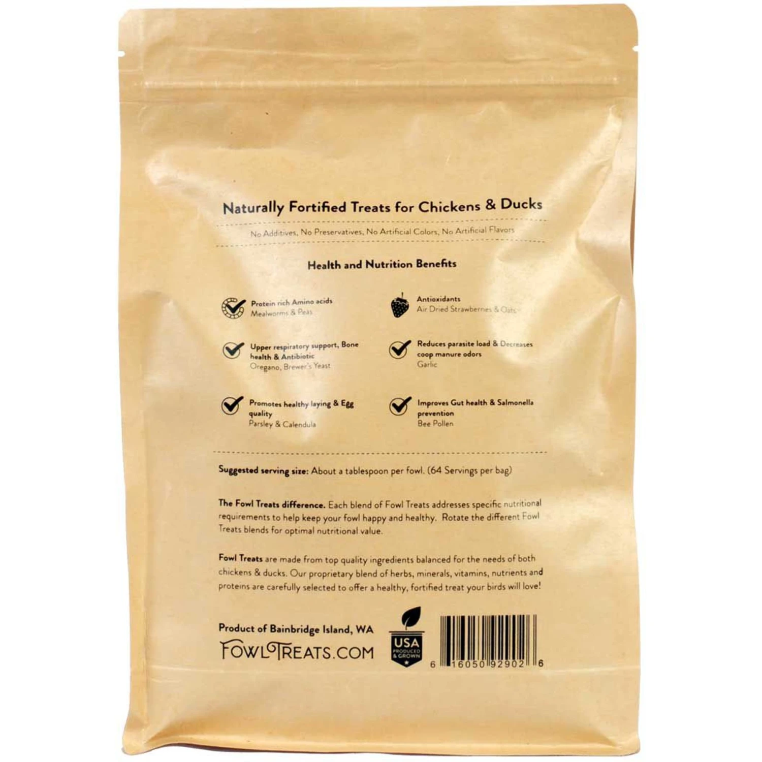 Fowl Treats Mealworm Blend Solstice Blend Chicken & Duck Treats, 2-lb Bag 2 Fowl Treats Mealworm Blend Solstice Blend Chicken & Duck Treats, 2-lb Bag - Image 2