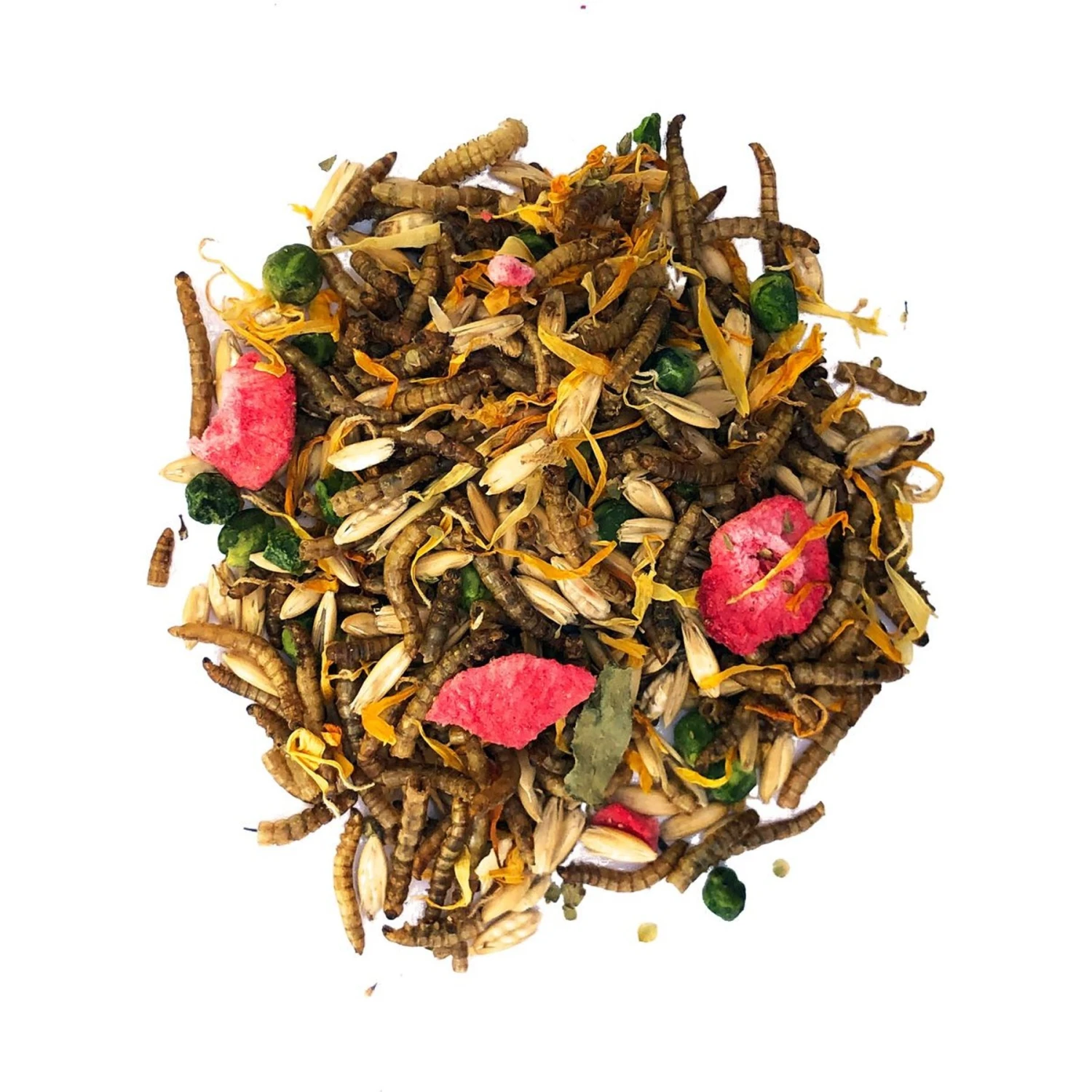 Fowl Treats Mealworm Blend Solstice Blend Chicken & Duck Treats, 2-lb Bag 3 Fowl Treats Mealworm Blend Solstice Blend Chicken & Duck Treats, 2-lb Bag - Image 3