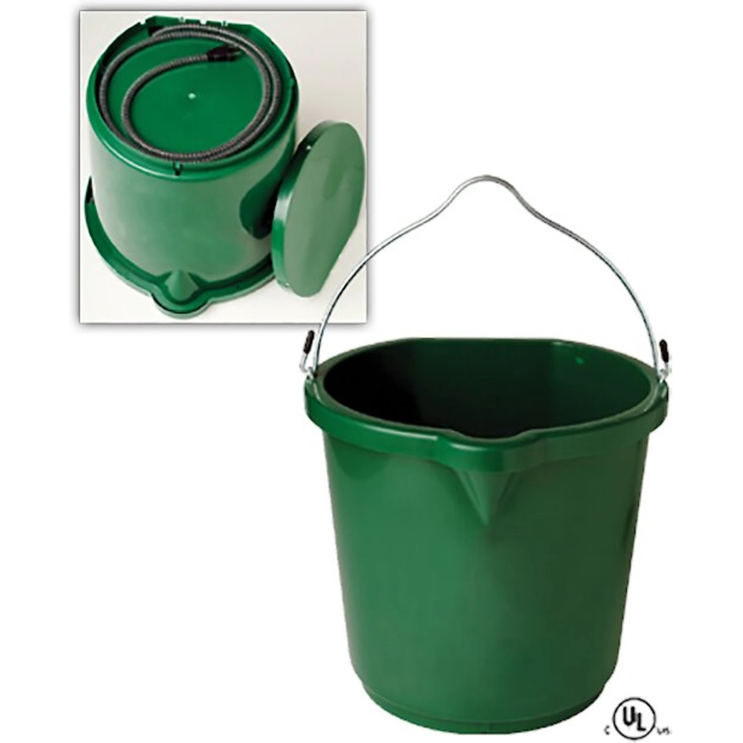 Farm Innovators Heated Flat-Back Bucket 1 Farm Innovators Heated Flat-Back Bucket