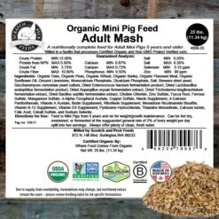 Scratch And Peck Feeds Organic Mini Pig Adult Feed -Meadow Farm 286486 PT7. AC SS1800 V1681146121