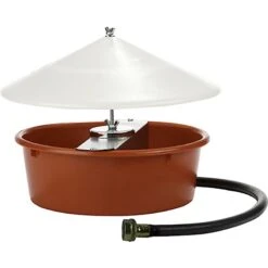 Little Giant Automatic Poultry Waterer With Cover