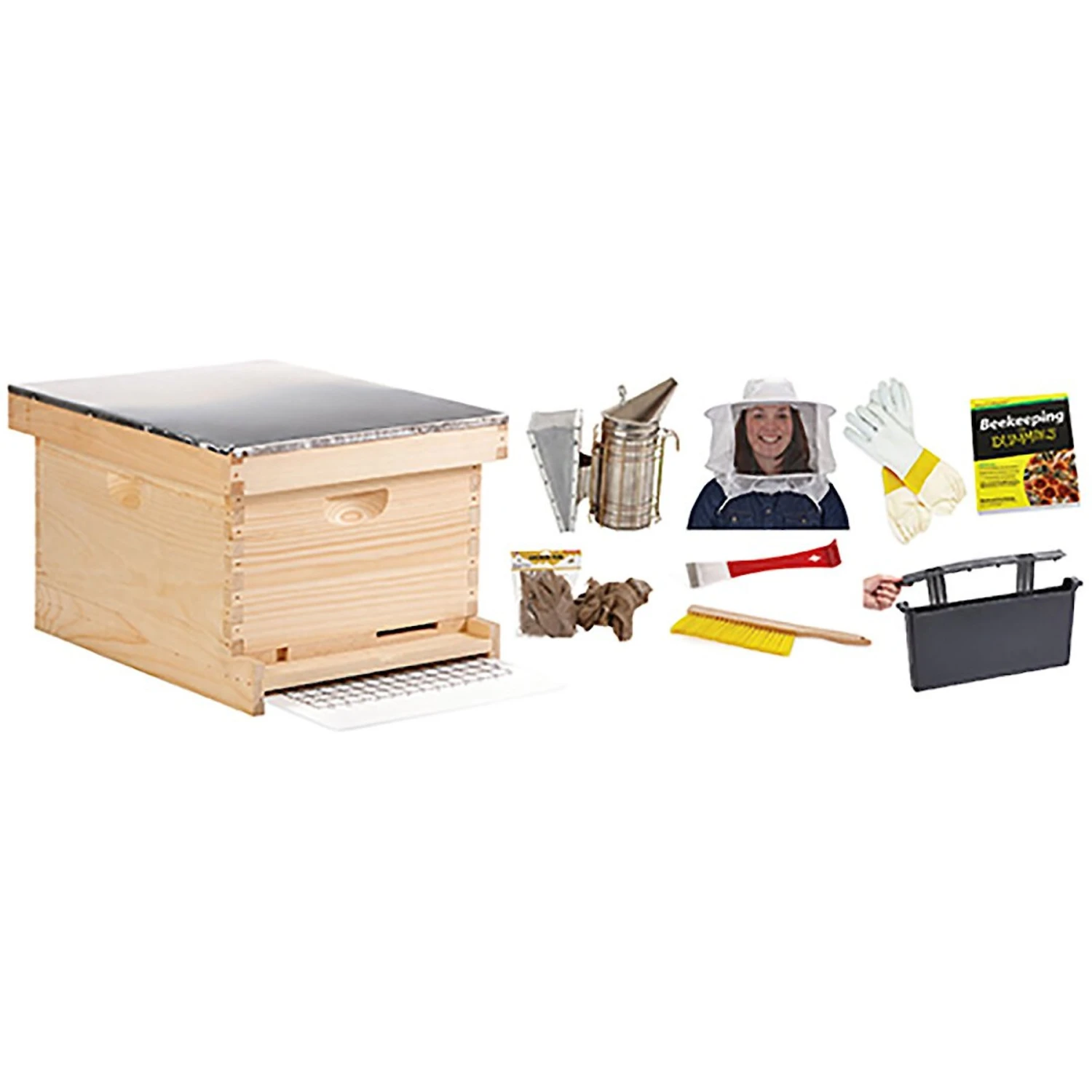 Little Giant Deluxe Beginner Hive Kit, 10 Frame 1 Little Giant Deluxe Beginner Hive Kit, 10 Frame