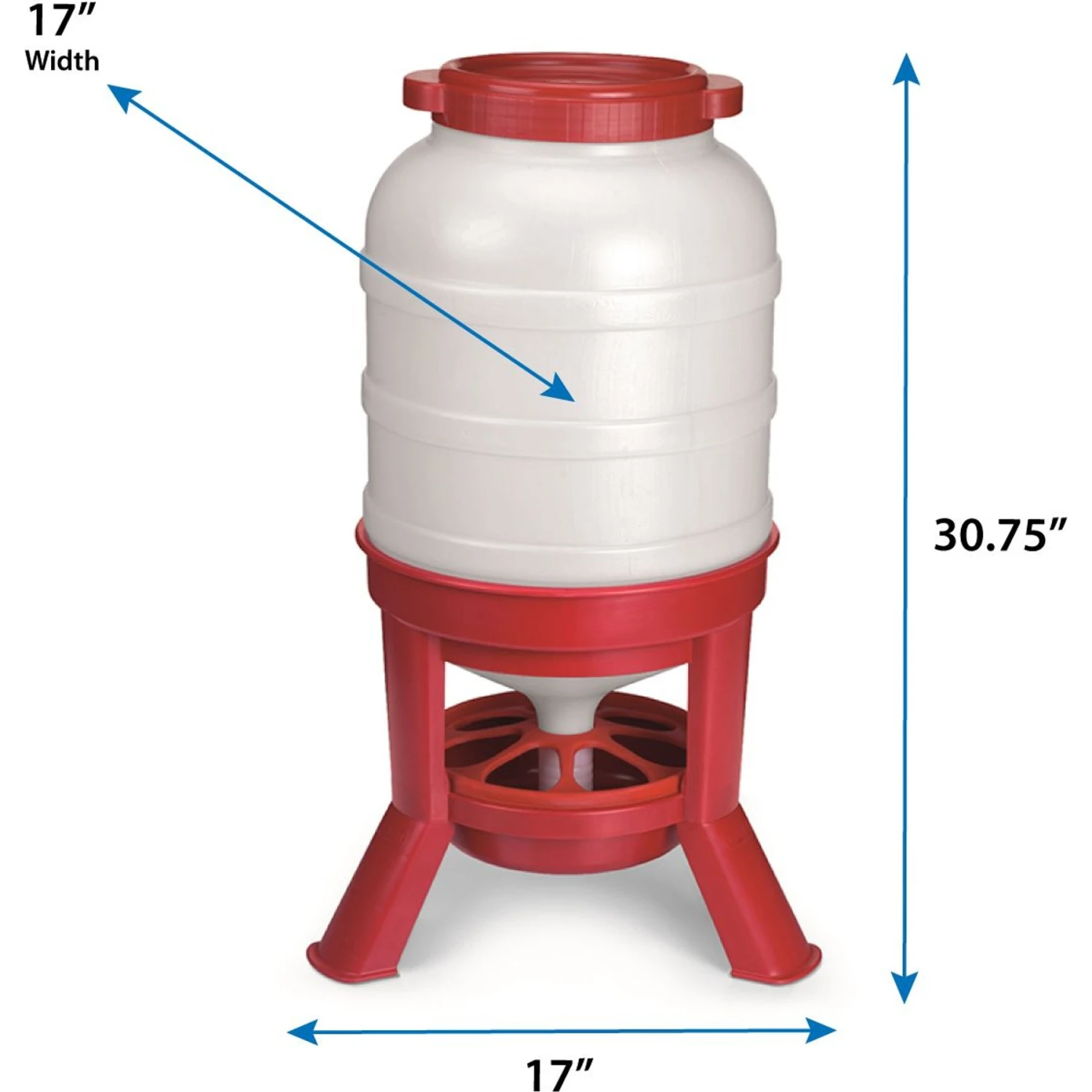 Little Giant Dome Poultry Feeder 2 Little Giant Dome Poultry Feeder - Image 2