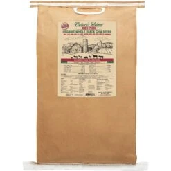 Nature's Helper Multi-Species Organic Whole Black Chia Seeds With Cinnamon Flavor