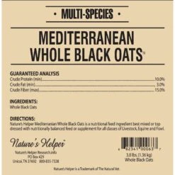 Nature's Helper Mediterranean Multi-Species Non-GMO Whole Black Oats -Meadow Farm 296316 PT2. AC SS1800 V1631616720