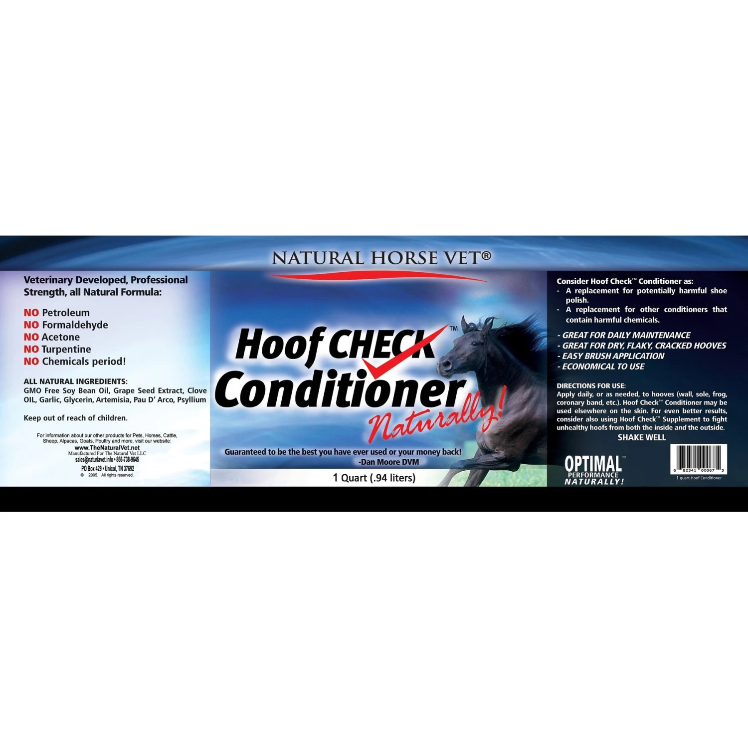 Natural Horse Vet Multi-Species Hoof Check Conditioner, 1-qt Jar 2 Natural Horse Vet Multi-Species Hoof Check Conditioner, 1-qt Jar - Image 2