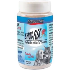 The Natural Vet Shoo Flea Powder, 4-oz Jar