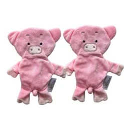 Piggy Poo And Crew Pig Paper Crinkle Squeaker Toy, 2 Count