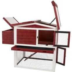 Frisco Wooden Outdoor Chicken Coop -Meadow Farm 304041 PT2. AC SS1800 V1639595832