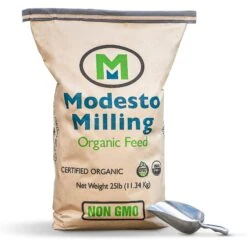 Modesto Milling Organic Non-Soy 17% Protein Layer Pellets Chicken Feed