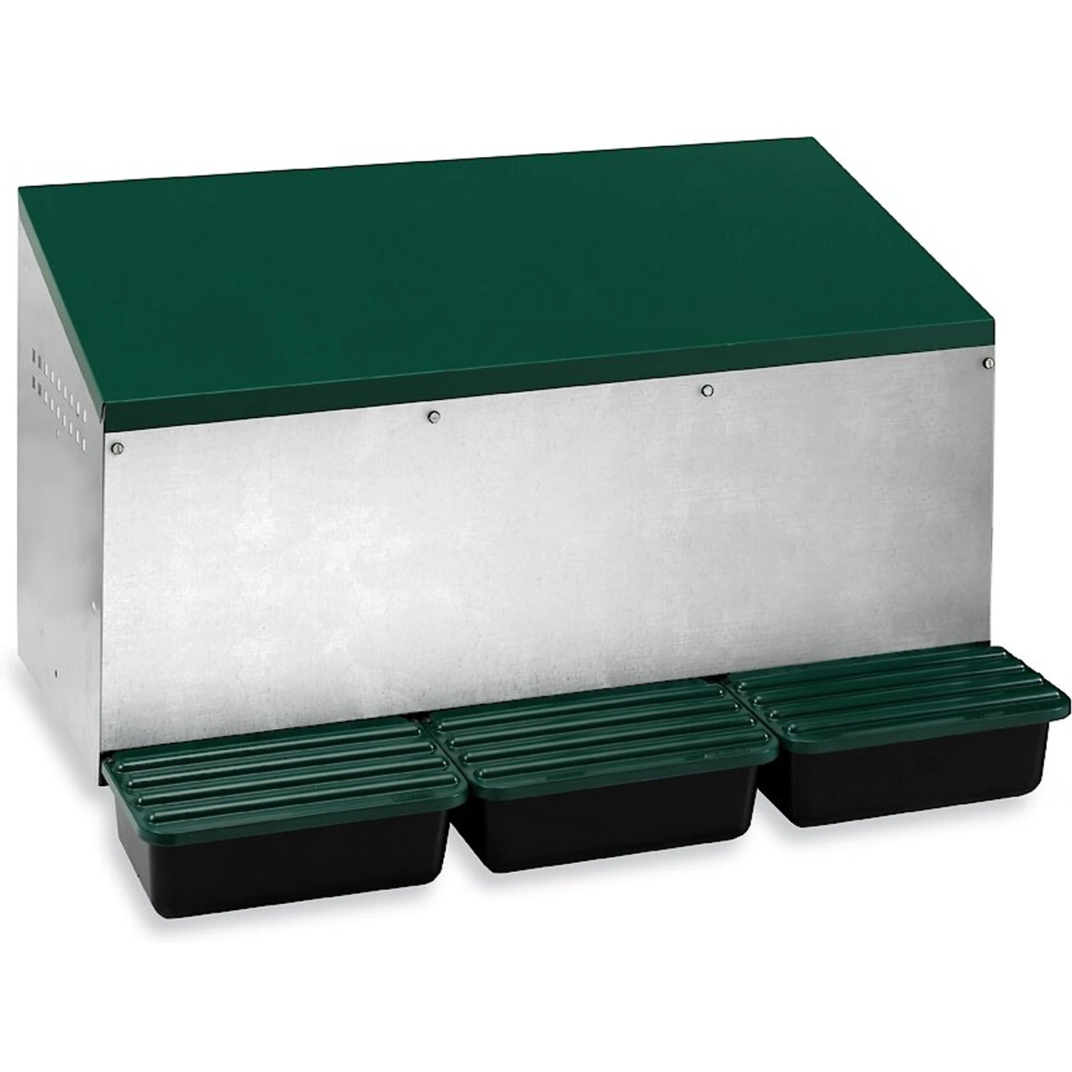 Homestead Essentials Reverse Roll Out 3 Compartment Poultry Nesting Box 2 Homestead Essentials Reverse Roll Out 3 Compartment Poultry Nesting Box - Image 2