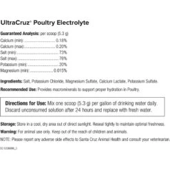 UltraCruz Electrolyte Poultry Supplement -Meadow Farm 307899 PT3. AC SS1800 V1652897520