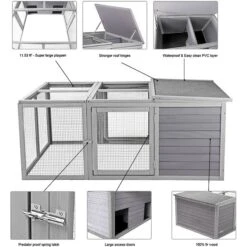 Aivituvin 26-in Chicken Coop -Meadow Farm 308184 PT4. AC SS1800 V1630098131