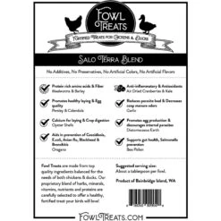 Fowl Treats Mealworm Blend Salo Terra Blend Chicken & Duck Treats, 2-lb Bag -Meadow Farm 309610 PT4. AC SS1800 V1624660349