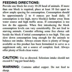 Kalmbach Feeds All Natural Protein Goat Supplement, 25-lb Block -Meadow Farm 315399 PT4. AC SS1800 V1626732682