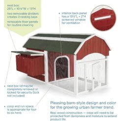 Prevue Pet Products Chicken Coop -Meadow Farm 333150 PT6. AC SS1800 V1634082465
