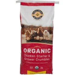 Family Fresh Nutrition Organic Chick Starter & Grower Crumbles Chicken Food