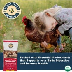 Family Fresh Nutrition Organic Chick Starter & Grower Crumbles Chicken Food -Meadow Farm 333228 PT4. AC SS1800 V1694439734