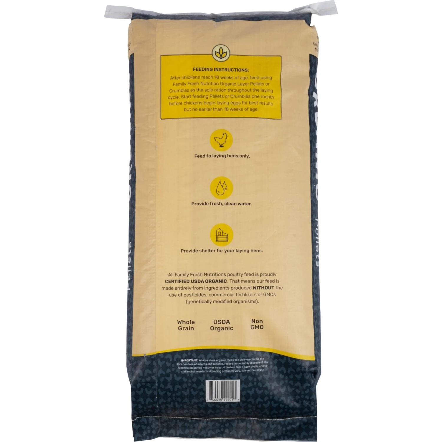 Family Fresh Nutrition Organic Egg Layer Pellets Chicken Food 2 Family Fresh Nutrition Organic Egg Layer Pellets Chicken Food - Image 2