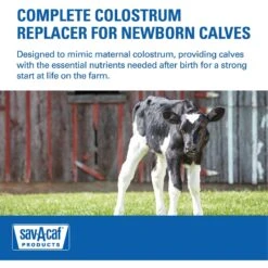 Sav-A-Caf Colostrum Replacer 100, 350-g Pouch -Meadow Farm 338812 PT4. AC SS1800 V1643149041